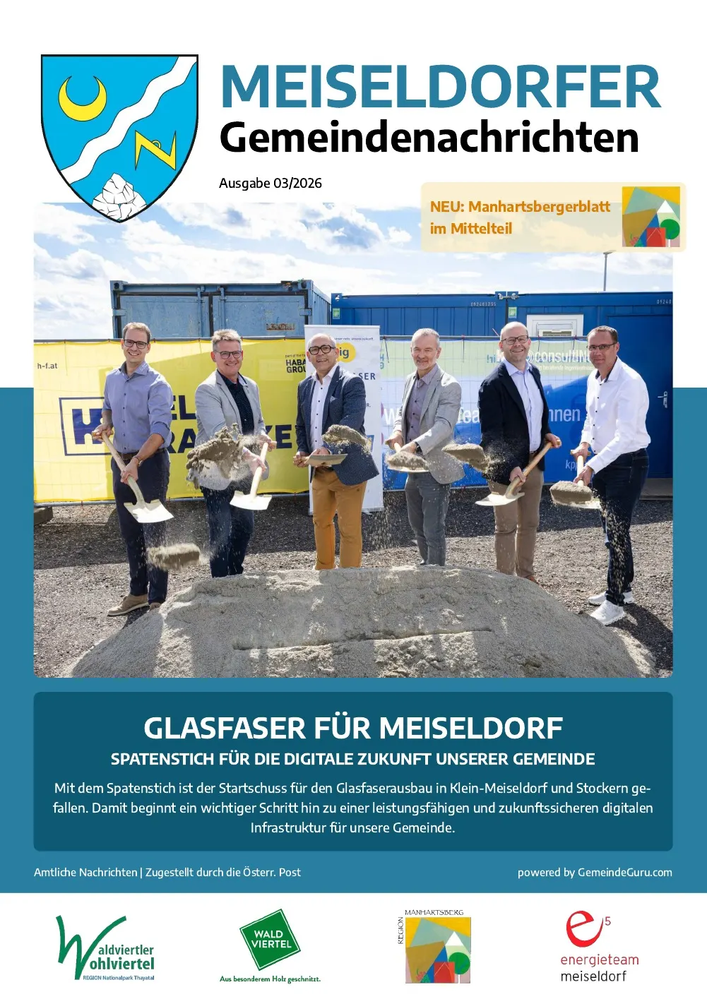 Titelseite: Gemeinde Meiseldorf, Ausgabe 03/2026